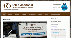 Desktop Screenshot of bobsjanitorial.com